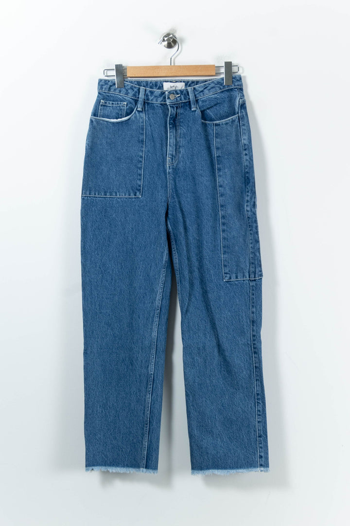 Jean Bleu - Taille M/38 de la marque ba&sh | PARAD92794 - Vendu par Paradigme - Image 2