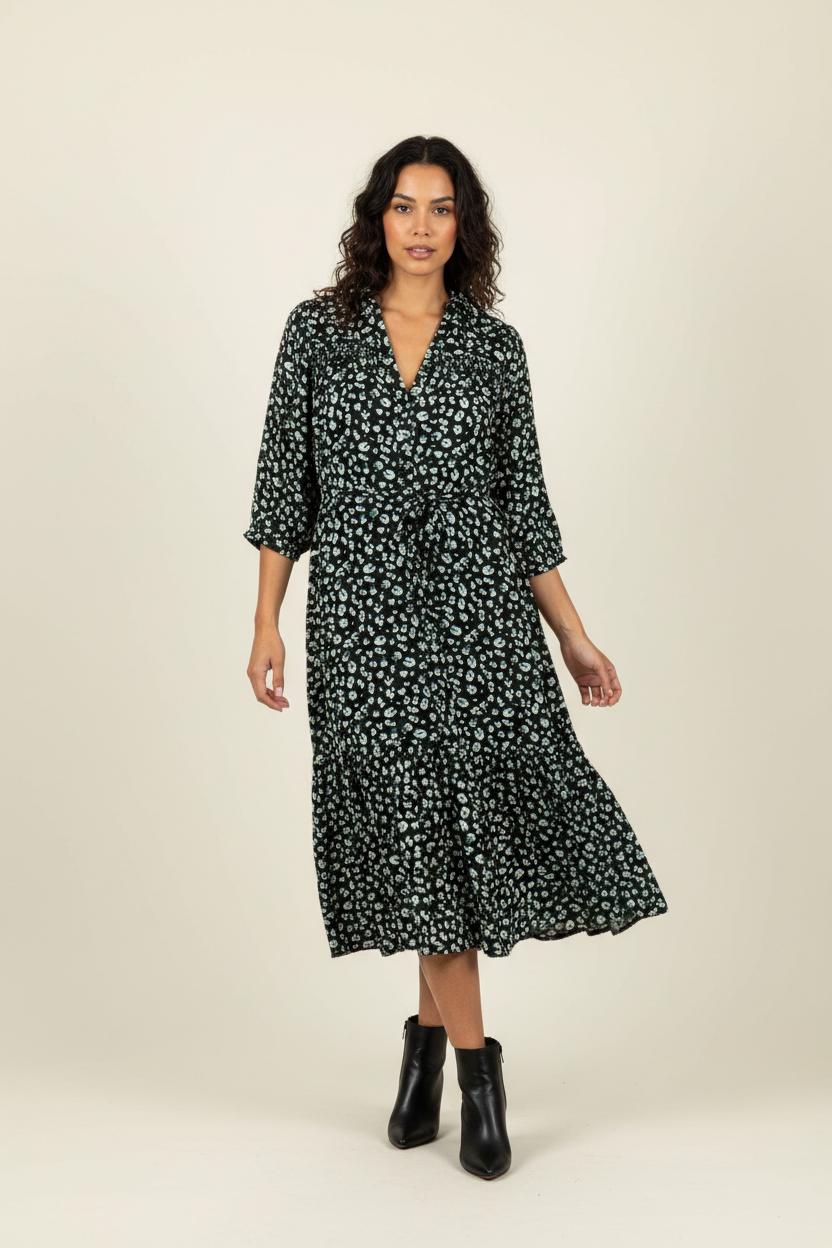 Robe Longue Noire et Blanche - Taille M/38 de la marque ba&sh | PARAD92795 - Vendu par Paradigme - Image 1