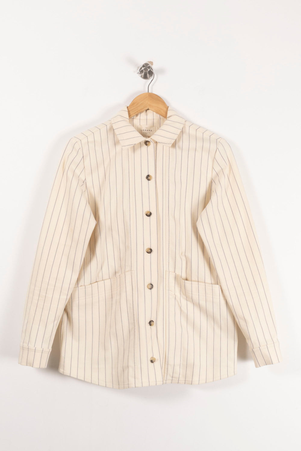 Veste Blanche et Rayée - Taille S/36 de la marque Sézane | PARAD92803 - Vendu par Paradigme - Image 2