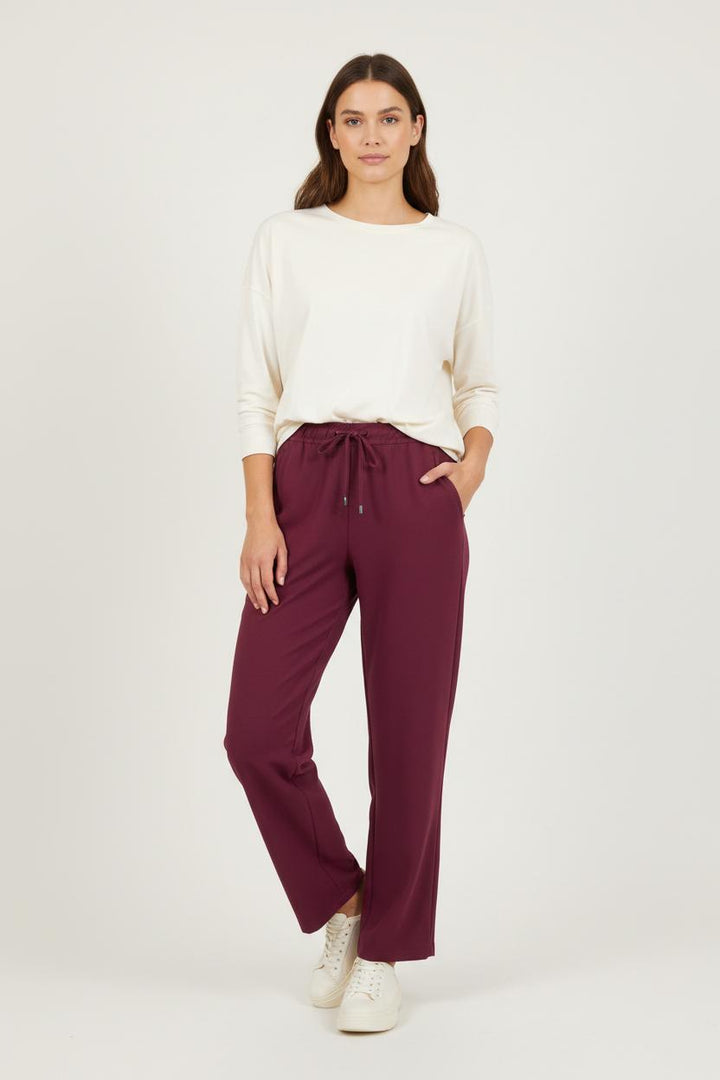 Pantalon Bordeaux - Taille S/36 de la marque IKKS | PARAD92807 - Vendu par Paradigme - Image 1