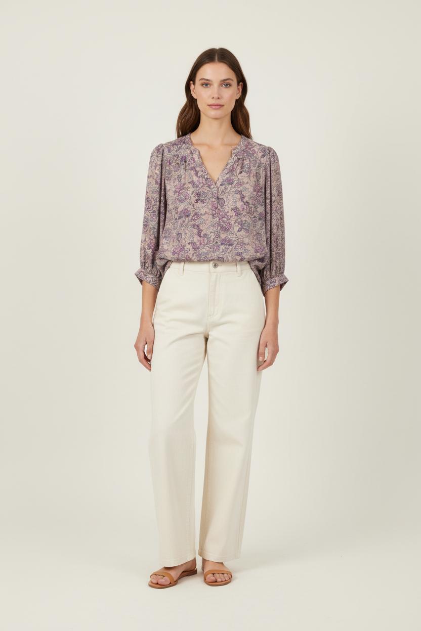 Blouse Rose et Violet - Taille M/38 de la marque Maison 123 | PARAD92812 - Vendu par Paradigme - Image 1