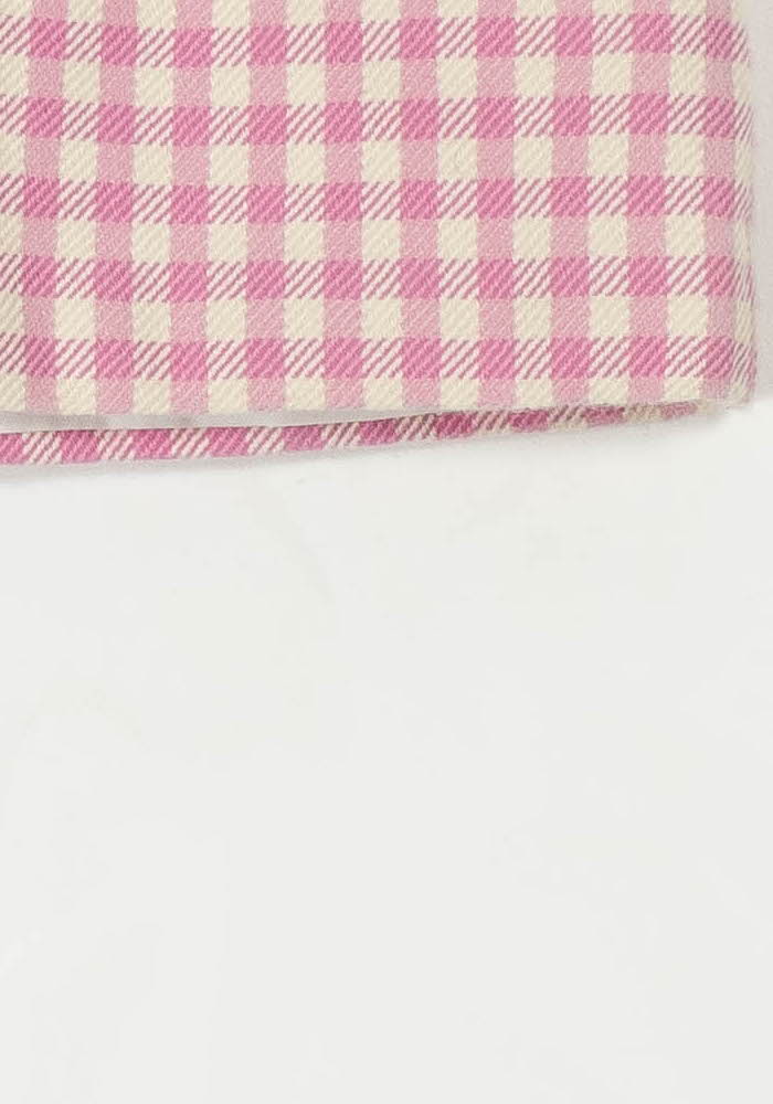 Jupe Écossaise Rose et Blanche - Taille XS/34 de la marque Ami Paris | PARAD92821 - Vendu par Paradigme - Image 3