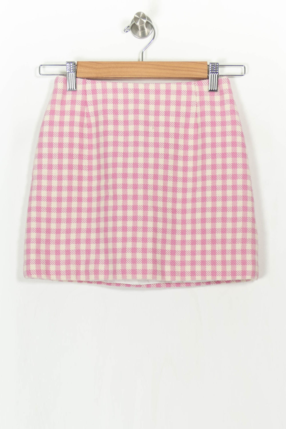 Jupe Écossaise Rose et Blanche - Taille XS/34 de la marque Ami Paris | PARAD92821 - Vendu par Paradigme - Image 2