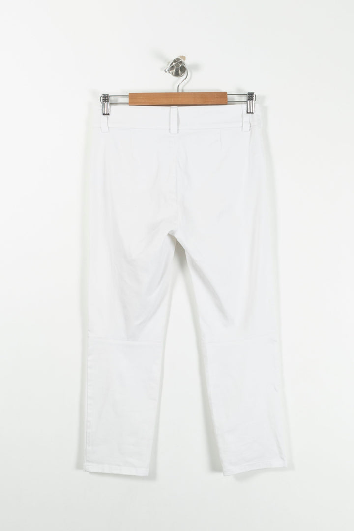 Pantalon Blanc - Taille L/40 de la marque Agnès b. | PARAD92828 - Vendu par Paradigme - Image 4