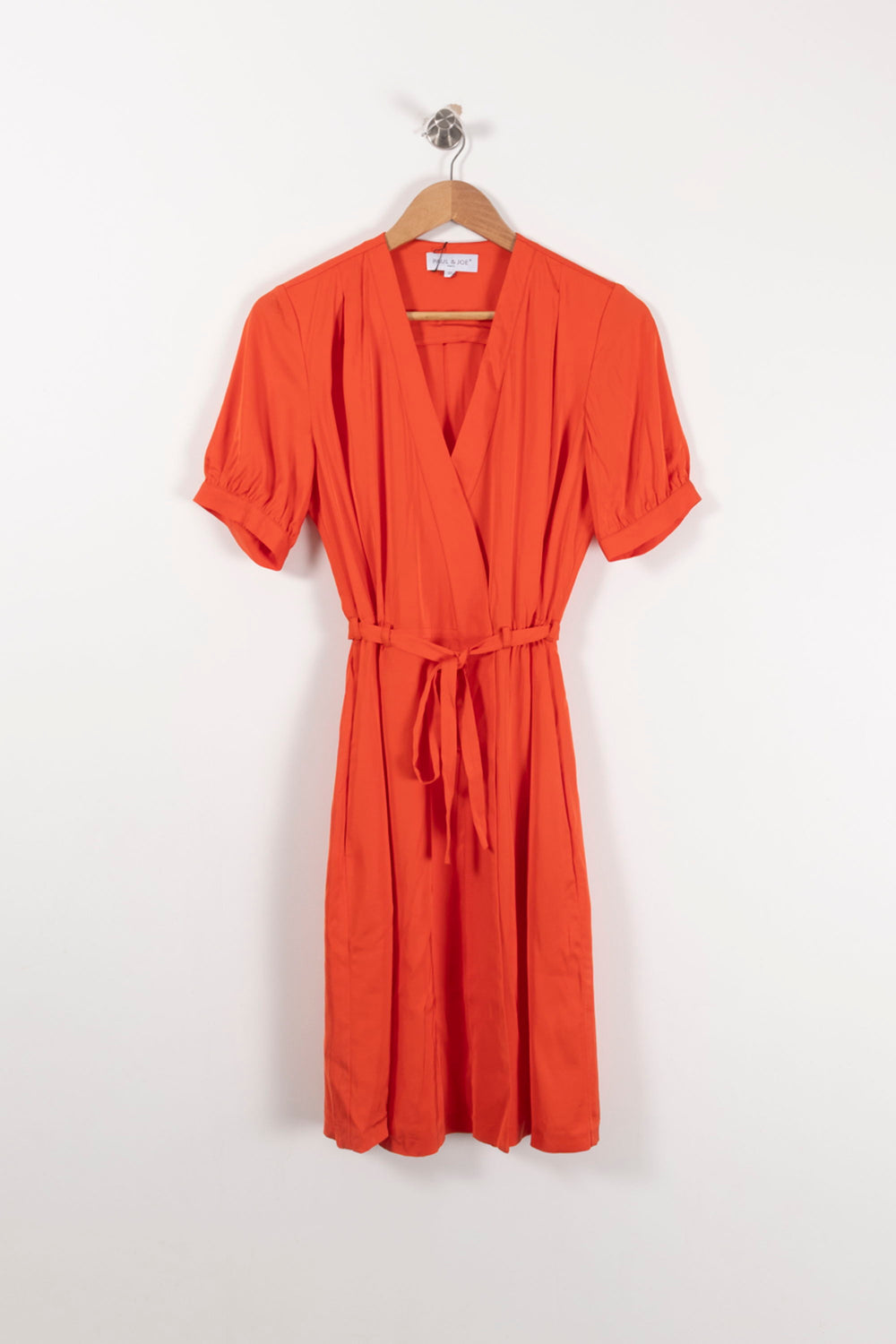 Robe Portefeuille Orange - Taille L/40 de la marque Paul & Joe | PARAD92830 - Vendu par Paradigme - Image 2