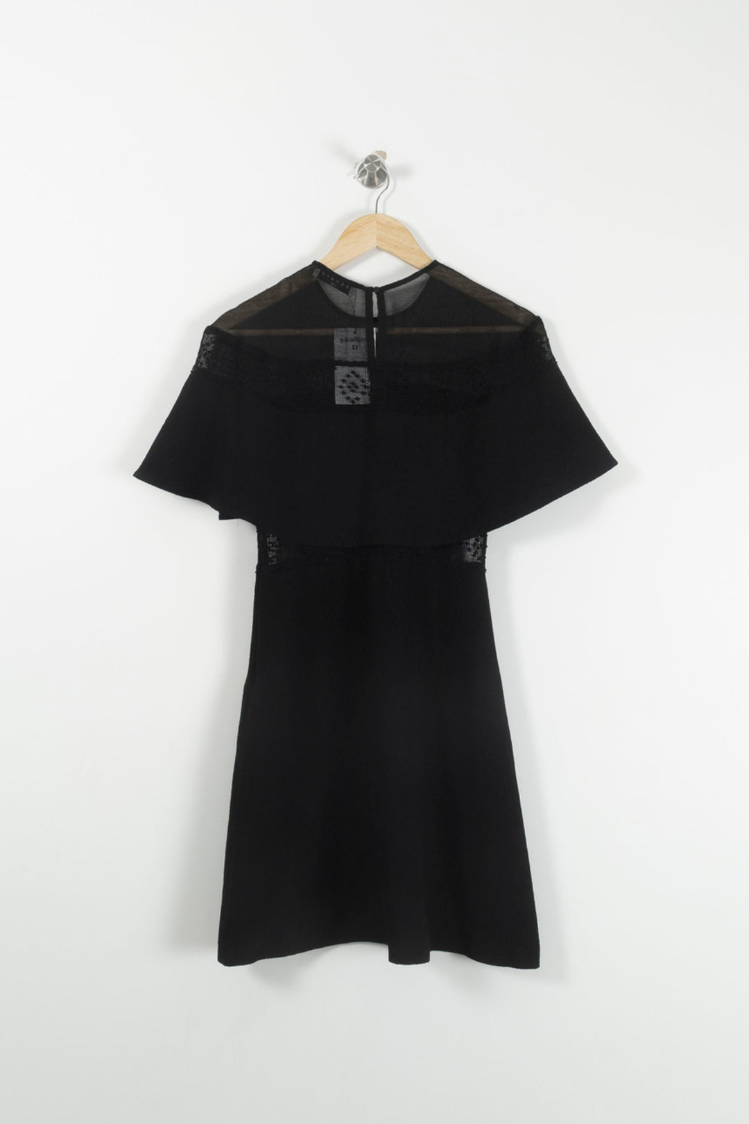 Robe Courte Noire - Taille S/36 de la marque Sandro | PARAD92848 - Vendu par Paradigme - Image 4