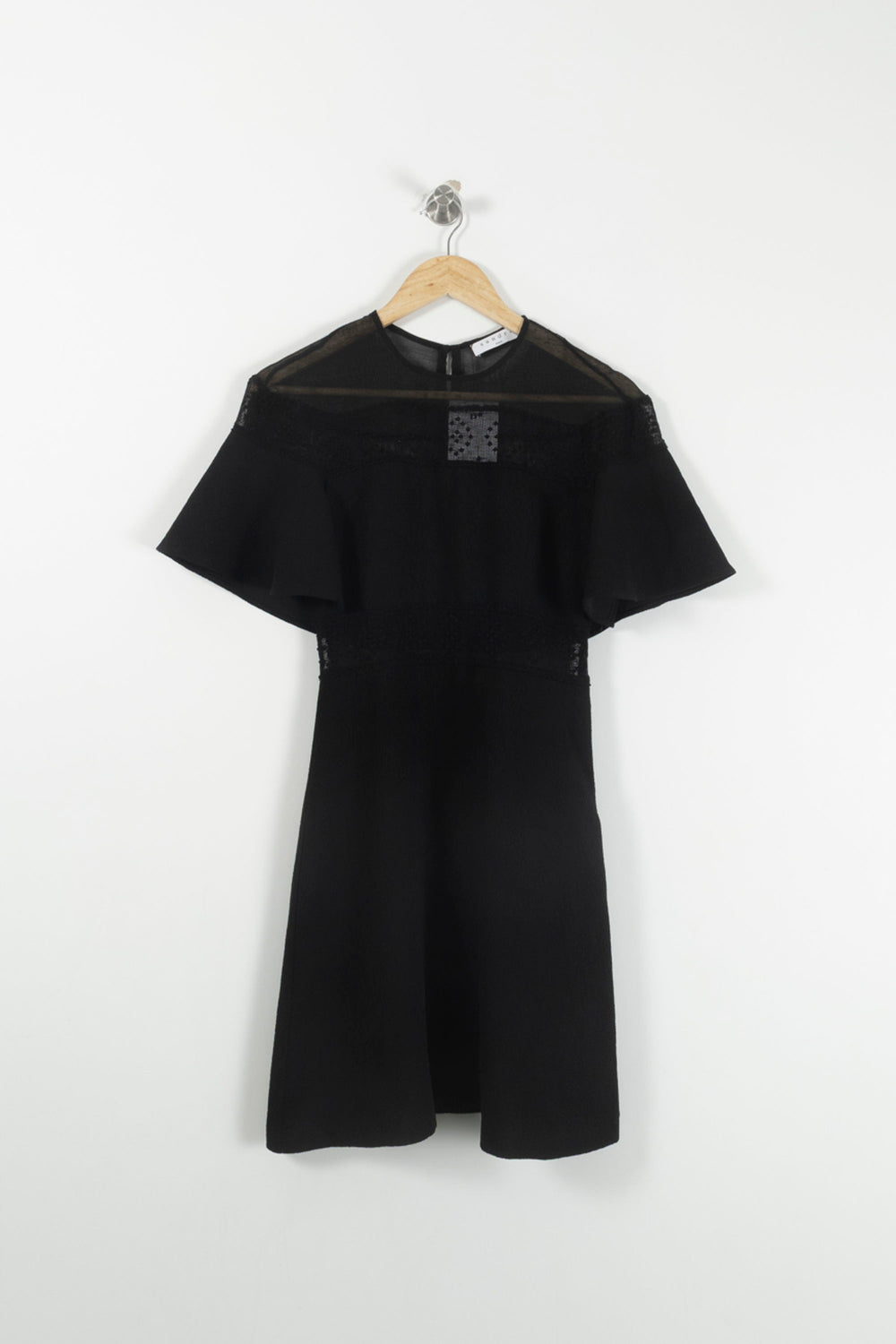Robe Courte Noire - Taille S/36 de la marque Sandro | PARAD92848 - Vendu par Paradigme - Image 2