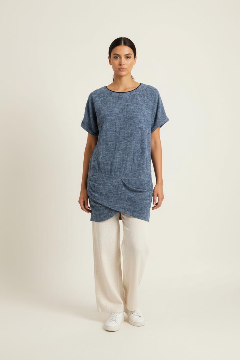 Robe Droite Bleue - Taille S/36 de la marque ba&sh | PARAD92849 - Vendu par Paradigme - Image 1