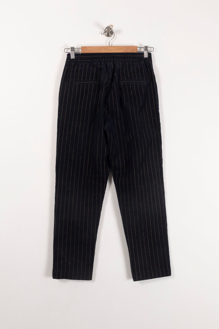 Pantalon Bleu Rayé - Taille XS/34 de la marque FRNCH | PARAD92858 - Vendu par Paradigme - Image 4