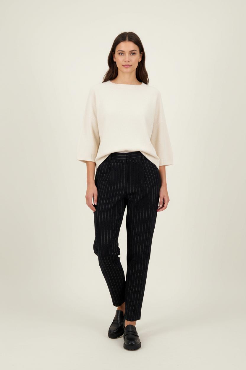 Pantalon Bleu Rayé - Taille XS/34 de la marque FRNCH | PARAD92858 - Vendu par Paradigme - Image 1