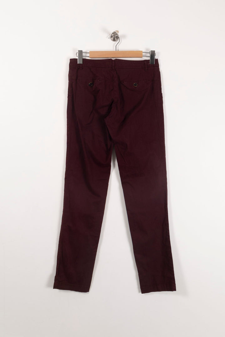 Pantalon Bordeaux - Taille M/38 de la marque Comptoir des Cotonniers | PARAD92859 - Vendu par Paradigme - Image 4