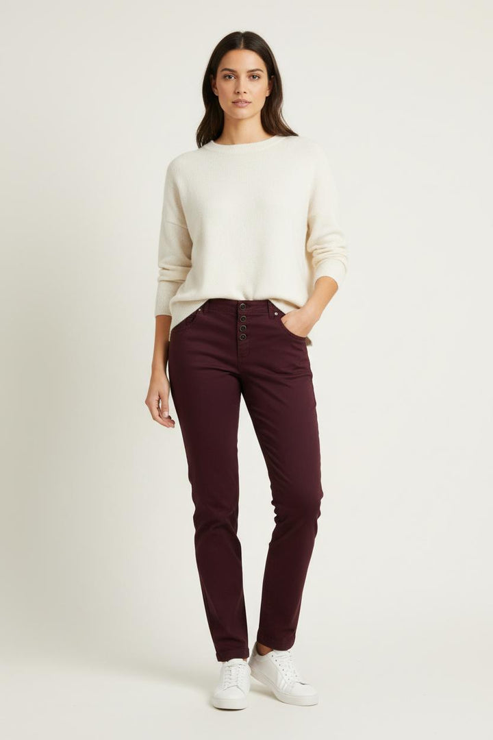 Pantalon Bordeaux - Taille M/38 de la marque Comptoir des Cotonniers | PARAD92859 - Vendu par Paradigme - Image 1