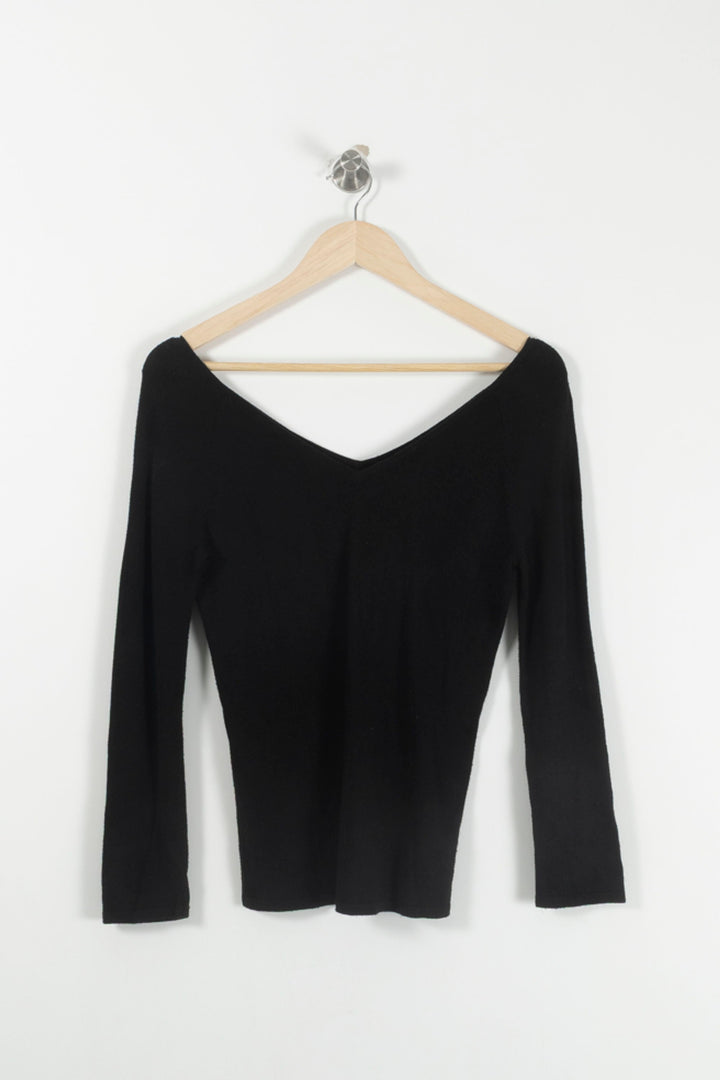 Pull Noir - Taille S/36 de la marque Sud express | PARAD92860 - Vendu par Paradigme - Image 2