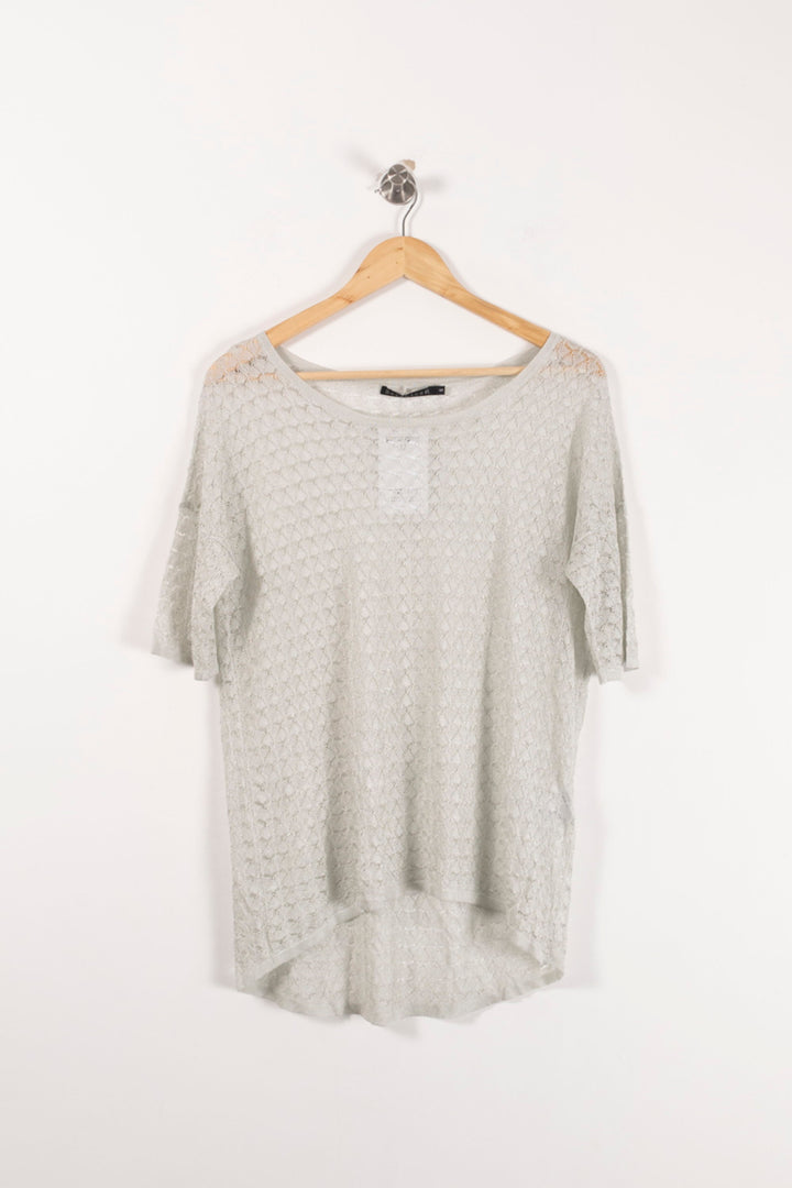 Blouse Grise - Taille S/36 de la marque Bérénice | PARAD92880 - Vendu par Paradigme - Image 2