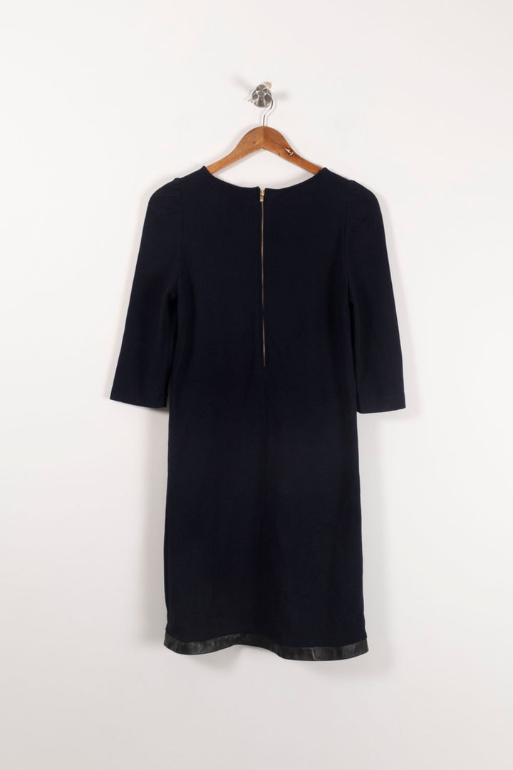 Robe Droite Bleue - Taille S/36 de la marque Sandro | PARAD92884 - Vendu par Paradigme - Image 4