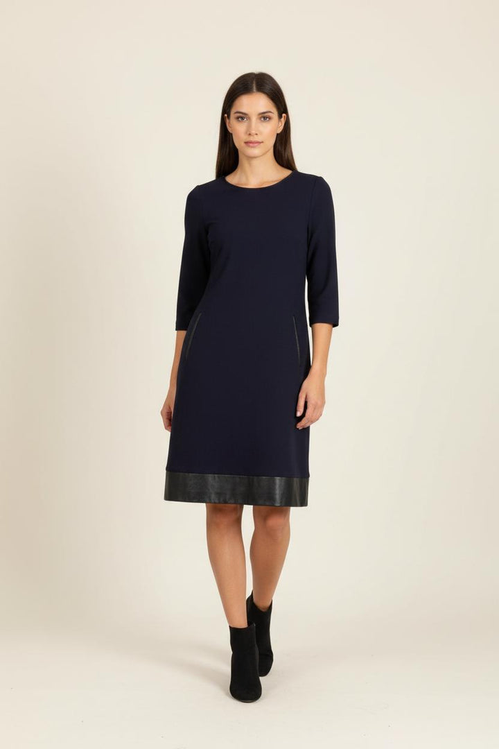 Robe Droite Bleue - Taille S/36 de la marque Sandro | PARAD92884 - Vendu par Paradigme - Image 1
