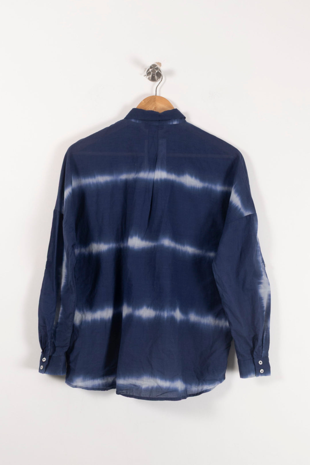 Chemise Bleu et Blanche - Taille XS/34 de la marque Caroll | PARAD92886 - Vendu par Paradigme - Image 4