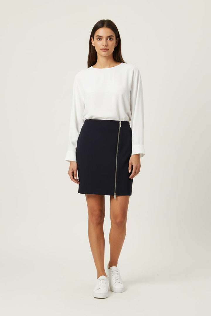 Jupe Crayon Bleue - Taille L/40 de la marque The Kooples | PARAD92893 - Vendu par Paradigme - Image 1