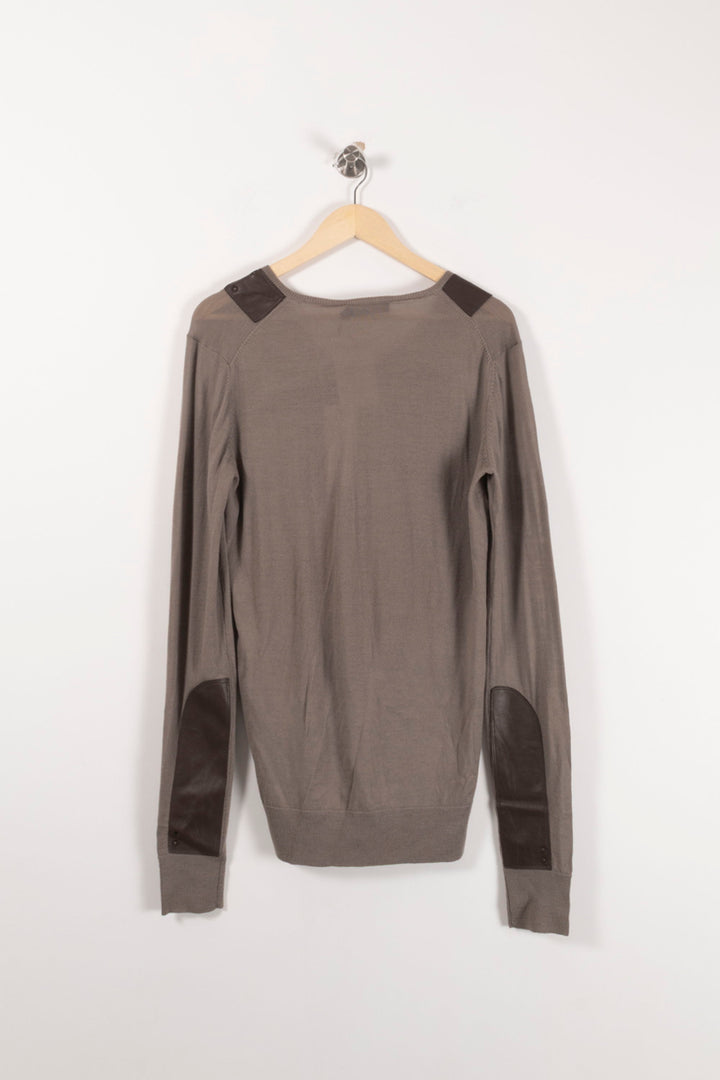 Pull Marron - Taille M/38 de la marque All Saints | PARAD92894 - Vendu par Paradigme - Image 4