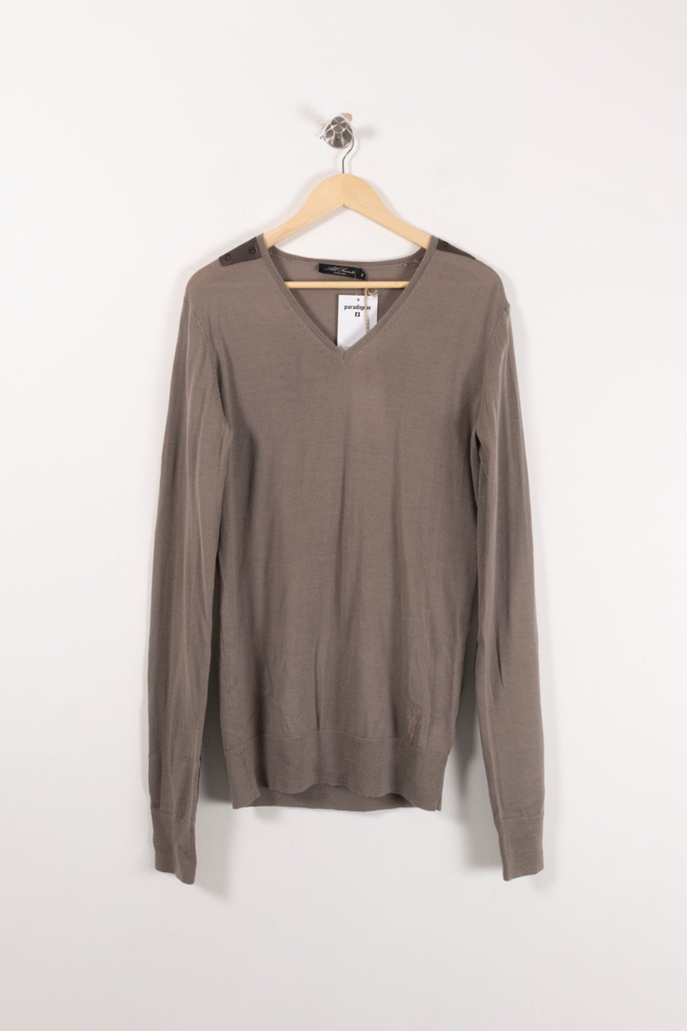Pull Marron - Taille M/38 de la marque All Saints | PARAD92894 - Vendu par Paradigme - Image 2