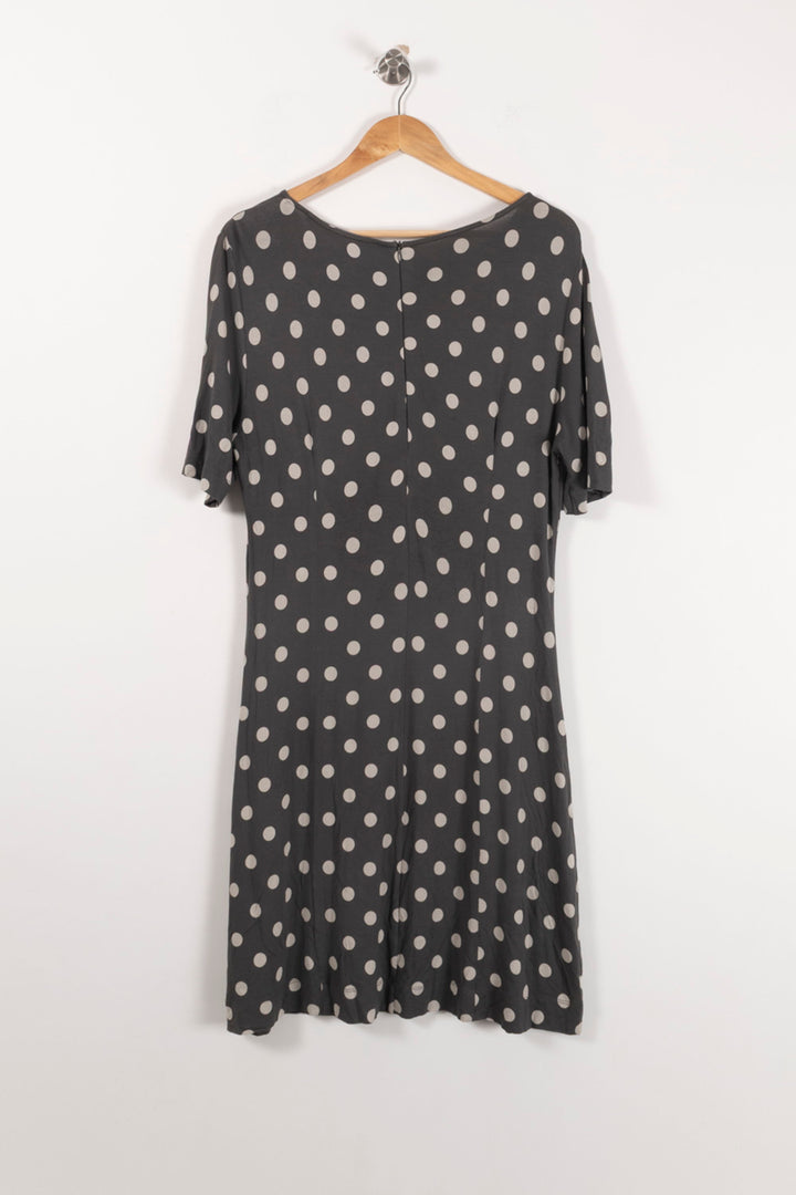 Robe Gris et Blanche - Taille L/40 de la marque La Fée Maraboutée | PARAD92895 - Vendu par Paradigme - Image 4