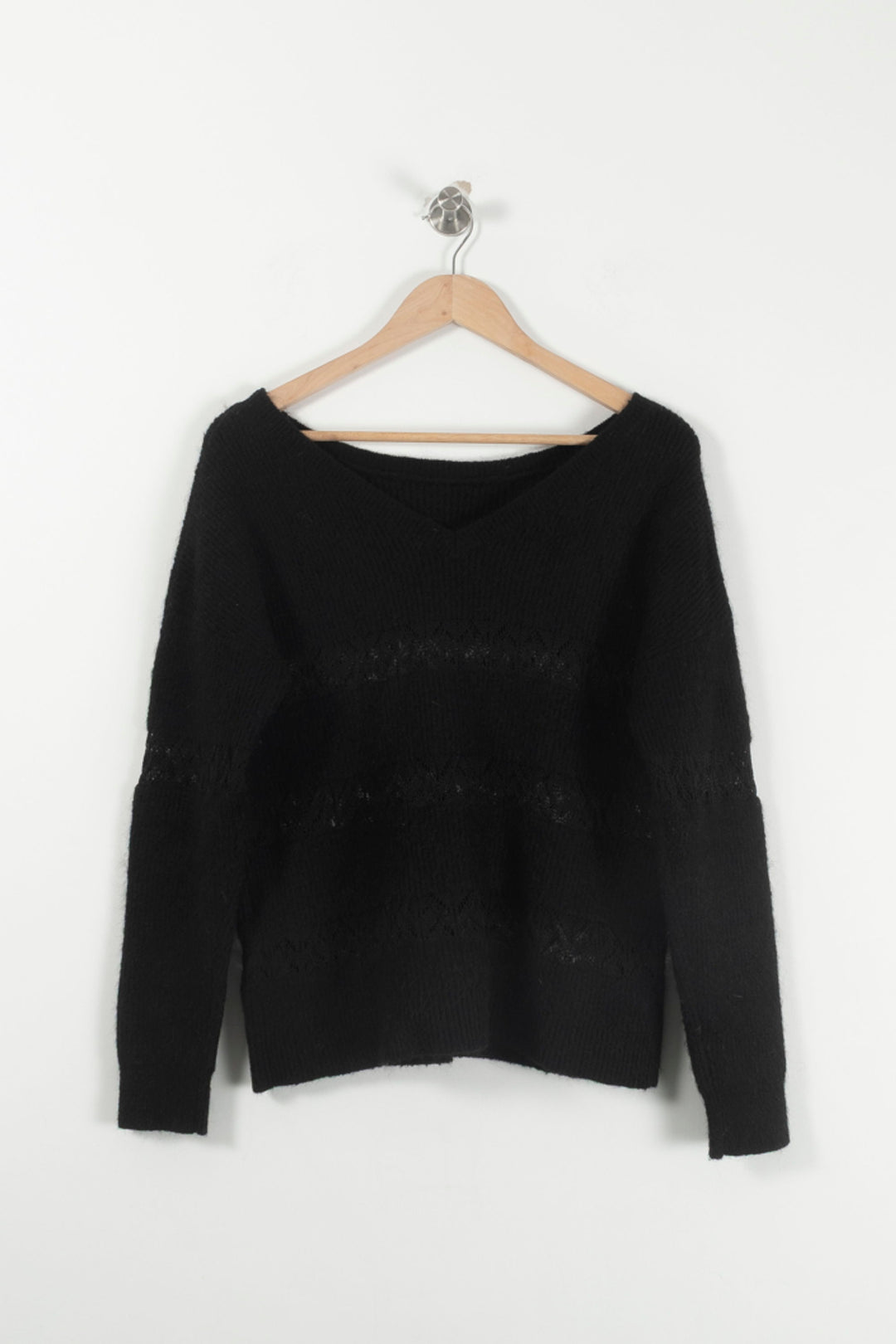 Pull Noir - Taille L/40 de la marque IKKS | PARAD92900 - Vendu par Paradigme - Image 4