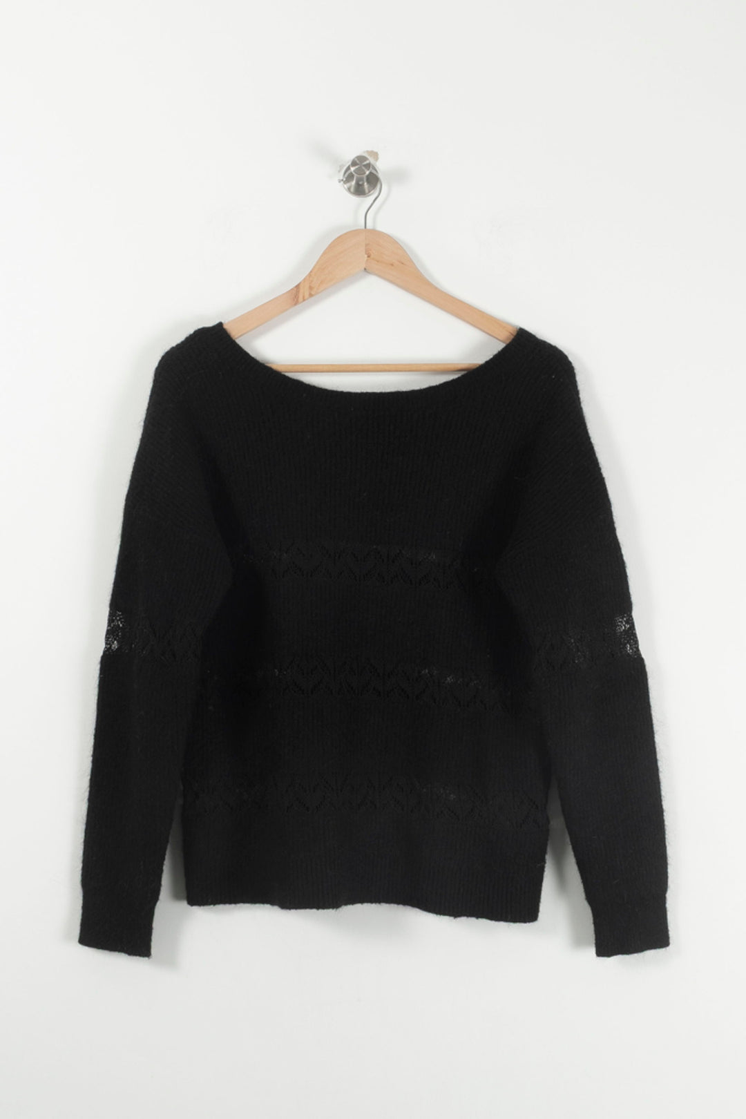 Pull Noir - Taille L/40 de la marque IKKS | PARAD92900 - Vendu par Paradigme - Image 2