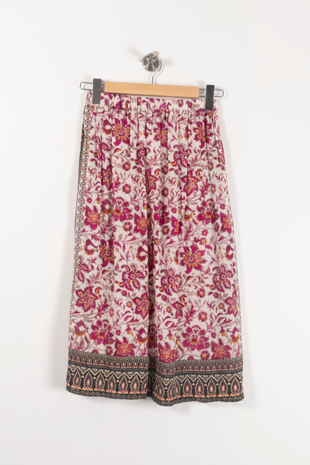 Jupe Midi Rose et Noir - Taille S/36 de la marque Gerard Darel | PARAD92903 - Vendu par Paradigme - Image 4