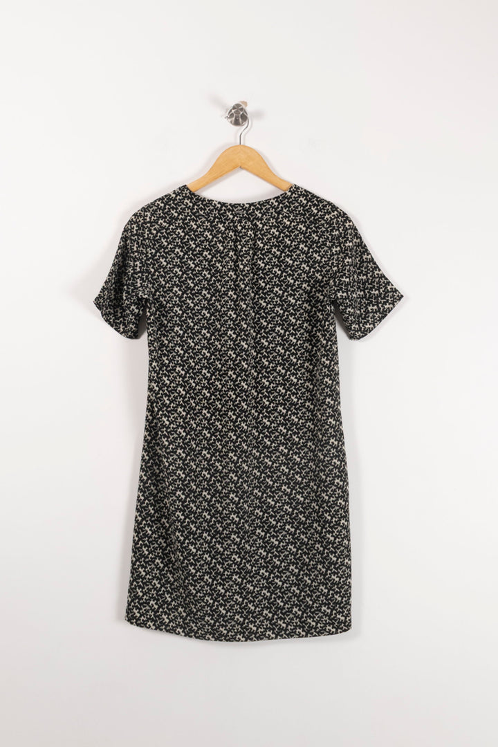 Robe Courte Noire et Blanche - Taille S/36 de la marque IKKS | PARAD92907 - Vendu par Paradigme - Image 4