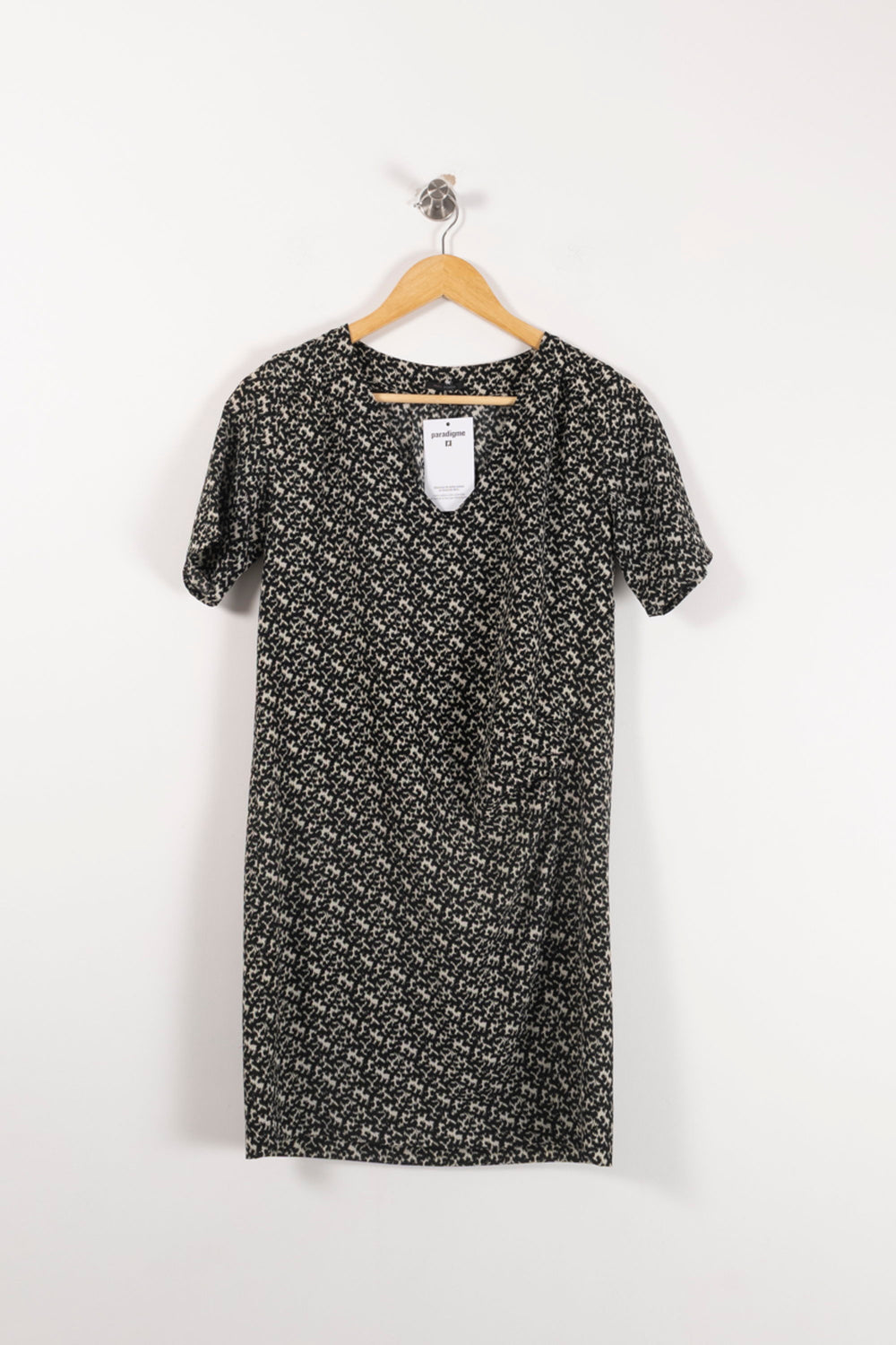 Robe Courte Noire et Blanche - Taille S/36 de la marque IKKS | PARAD92907 - Vendu par Paradigme - Image 2