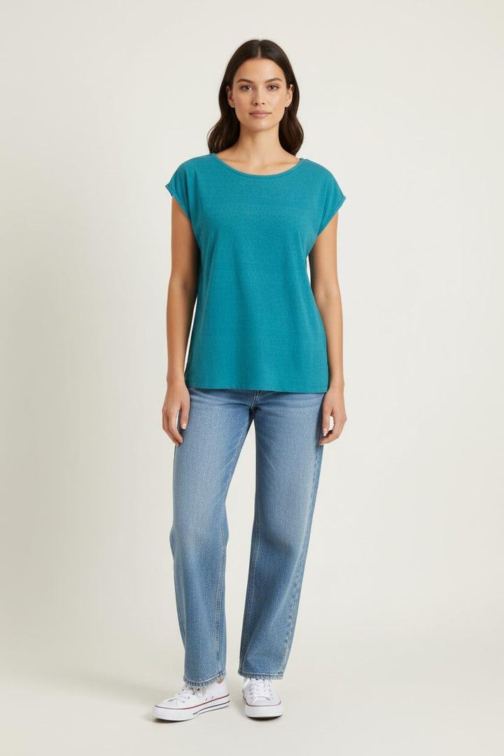 Tee-shirt Vert - Taille M/38 de la marque Comptoir des Cotonniers | PARAD92908 - Vendu par Paradigme - Image 1