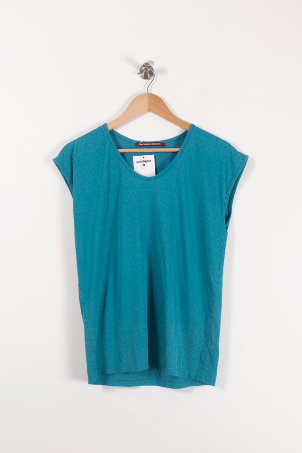 Tee-shirt Vert - Taille M/38 de la marque Comptoir des Cotonniers | PARAD92908 - Vendu par Paradigme - Image 2