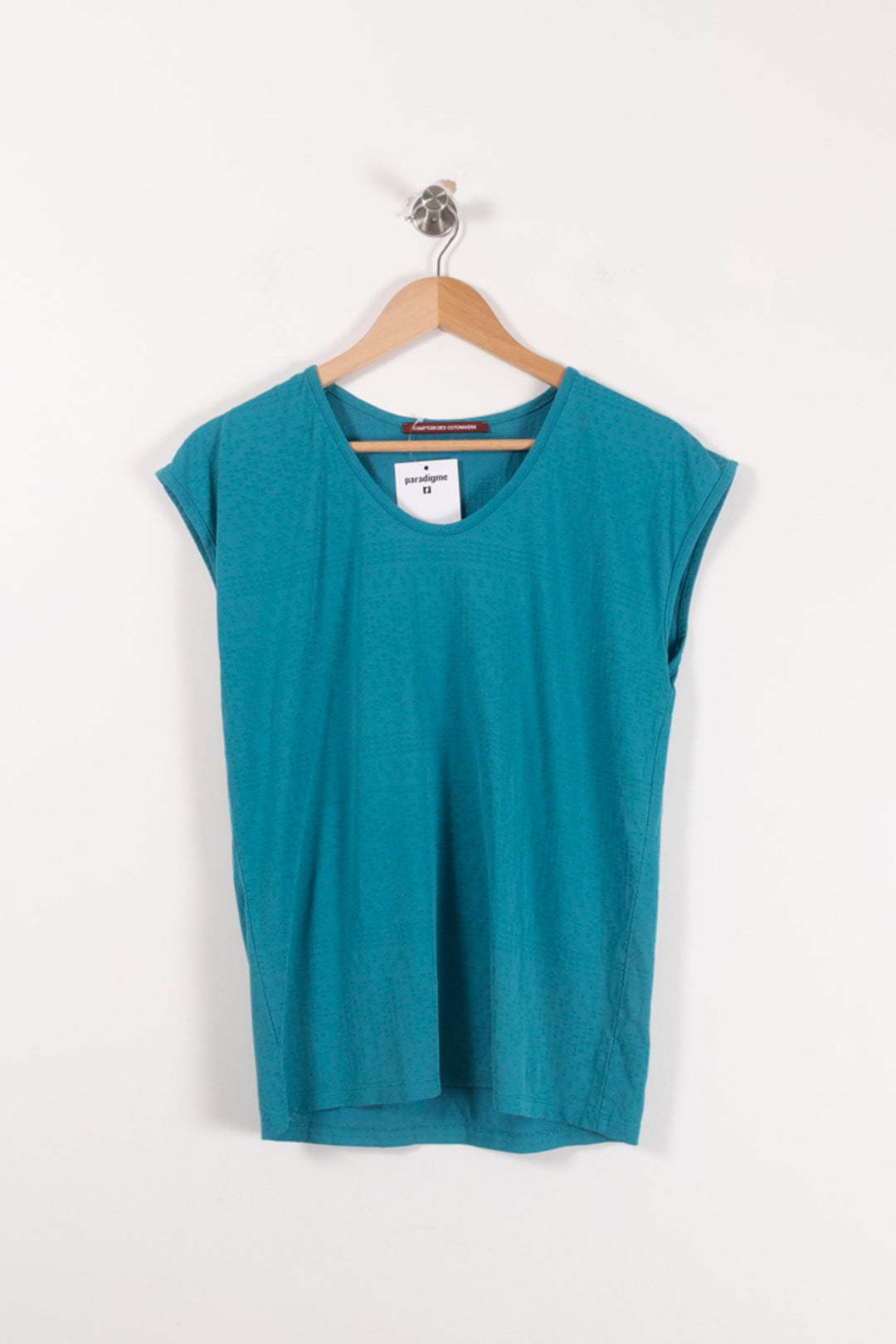 Tee-shirt Vert - Taille M/38 de la marque Comptoir des Cotonniers | PARAD92908 - Vendu par Paradigme - Image 2