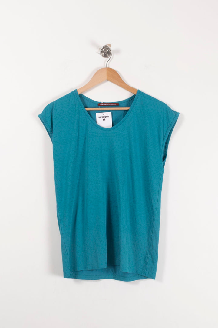 Tee-shirt Vert - Taille M/38 de la marque Comptoir des Cotonniers | PARAD92908 - Vendu par Paradigme - Image 2