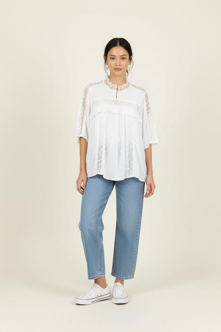 Blouse Blanche - Taille XL/42 de la marque One Step | PARAD92911 - Vendu par Paradigme - Image 1