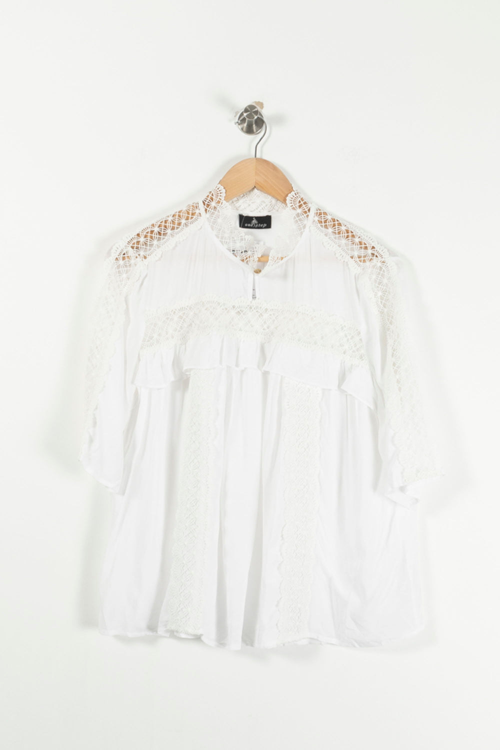 Blouse Blanche - Taille XL/42 de la marque One Step | PARAD92911 - Vendu par Paradigme - Image 2