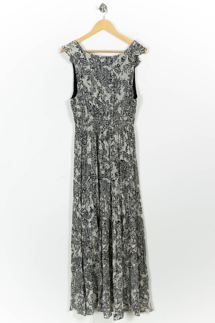 Robe Longue Grise et Noire - Taille XL/42 de la marque ZAPA | PARAD92930 - Vendu par Paradigme - Image 4