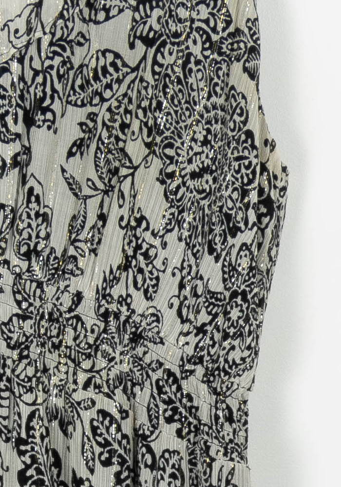 Robe Longue Grise et Noire - Taille XL/42 de la marque ZAPA | PARAD92930 - Vendu par Paradigme - Image 3