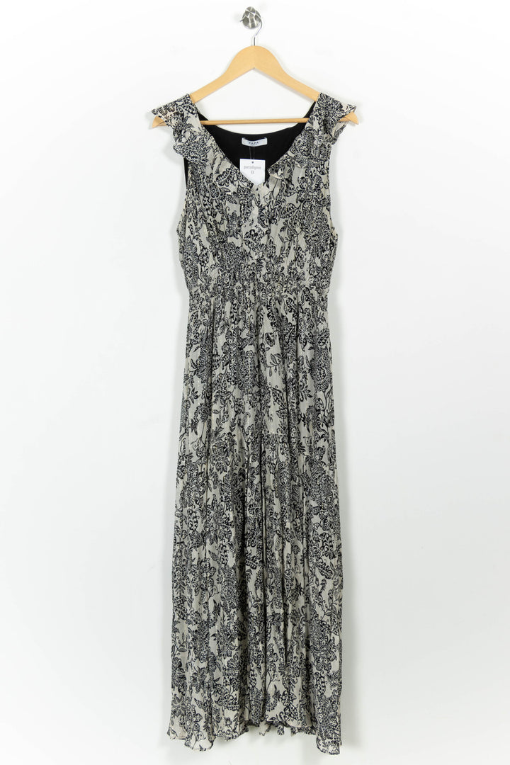 Robe Longue Grise et Noire - Taille XL/42 de la marque ZAPA | PARAD92930 - Vendu par Paradigme - Image 2