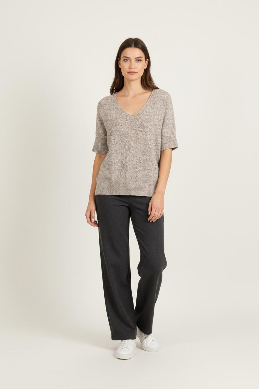 Pull Beige - Taille M/38 de la marque Caroll | PARAD92931 - Vendu par Paradigme - Image 1