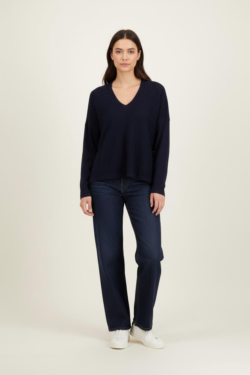 Pull Bleu - Taille L/40 de la marque La Fée Maraboutée | PARAD92933 - Vendu par Paradigme - Image 1