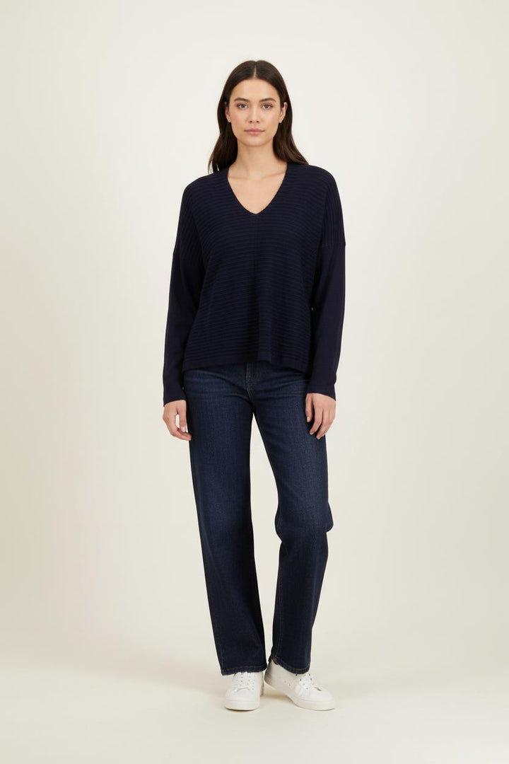 Pull Bleu - Taille L/40 de la marque La Fée Maraboutée | PARAD92933 - Vendu par Paradigme - Image 1