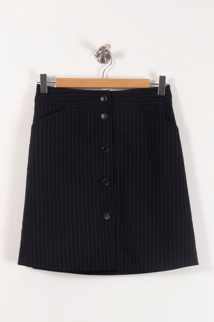 Jupe Courte Noire - Taille S/36 de la marque Paul & Joe | PARAD92940 - Vendu par Paradigme - Image 2