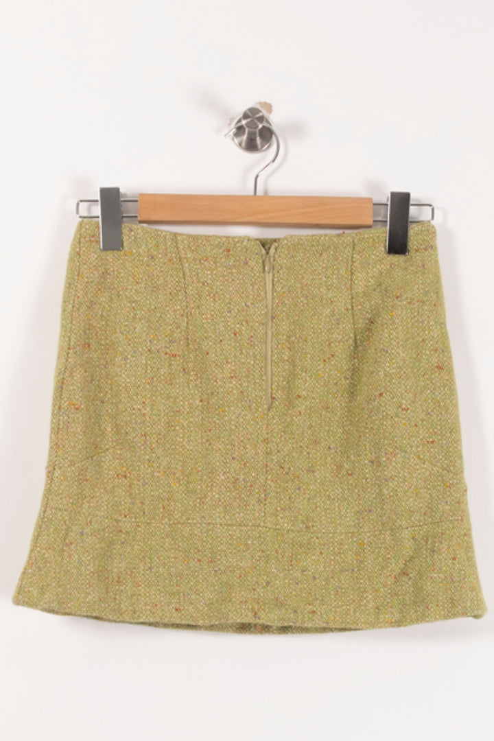 Jupe Courte Verte - Taille S/36 de la marque ZAPA | PARAD92945 - Vendu par Paradigme - Image 4