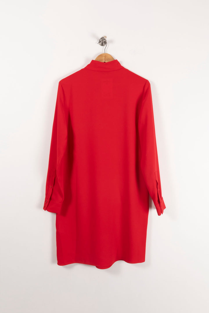 Robe Courte Rouge - Taille L/40 de la marque ZAPA | PARAD92954 - Vendu par Paradigme - Image 4