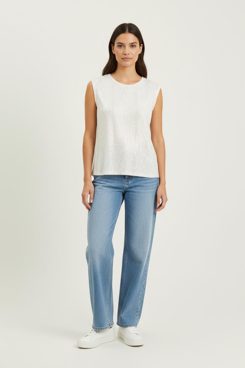 Débardeur Blanc - Taille S/36 de la marque Maje | PARAD92962 - Vendu par Paradigme - Image 1