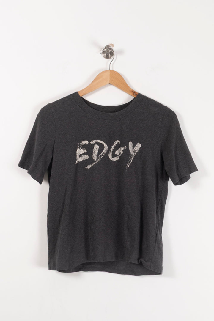Tee-shirt Gris - Taille M/38 de la marque Claudie Pierlot | PARAD92963 - Vendu par Paradigme - Image 2