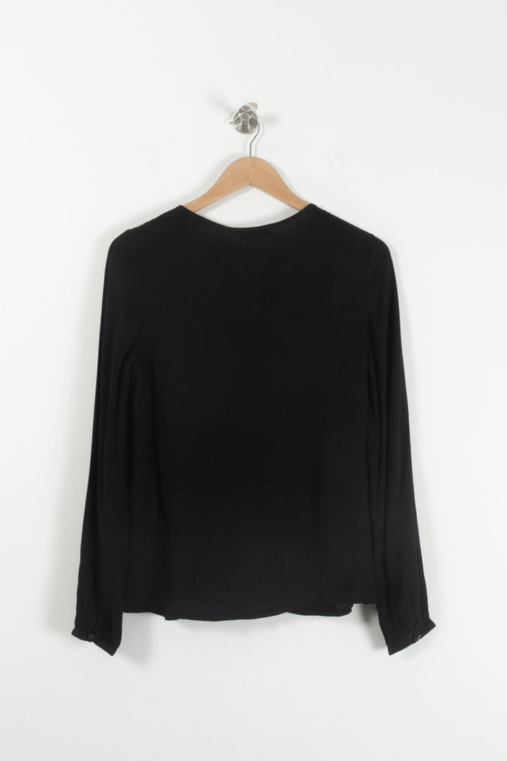 Blouse Noire - Taille M/38 de la marque Suncoo | PARAD92966 - Vendu par Paradigme - Image 4