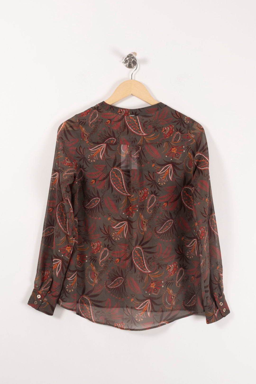 Blouse Verte et Rouge - Taille S/36 de la marque IKKS | PARAD92976 - Vendu par Paradigme - Image 4