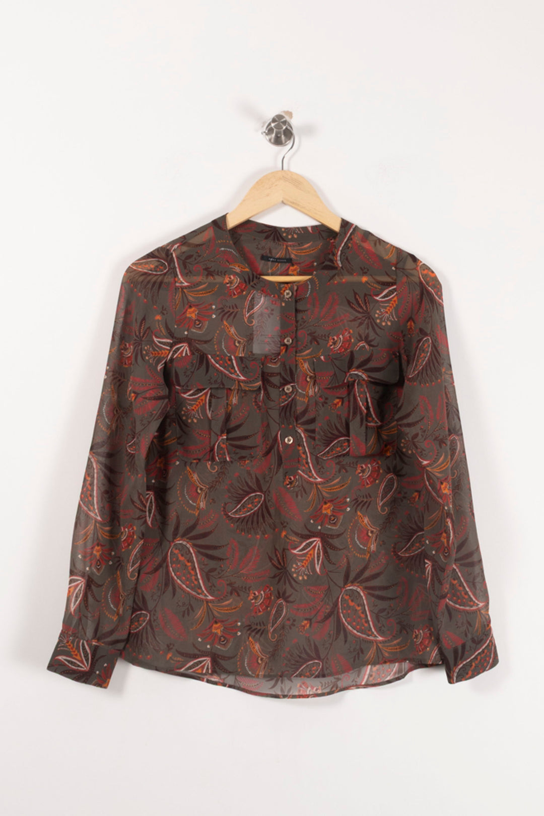 Blouse Verte et Rouge - Taille S/36 de la marque IKKS | PARAD92976 - Vendu par Paradigme - Image 2